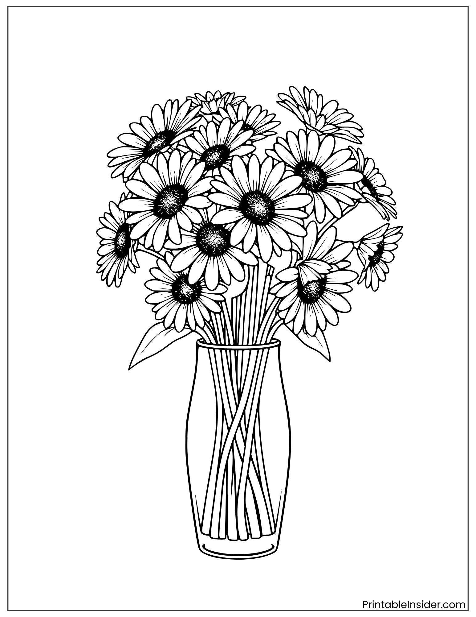 daisy bouquet in a vase