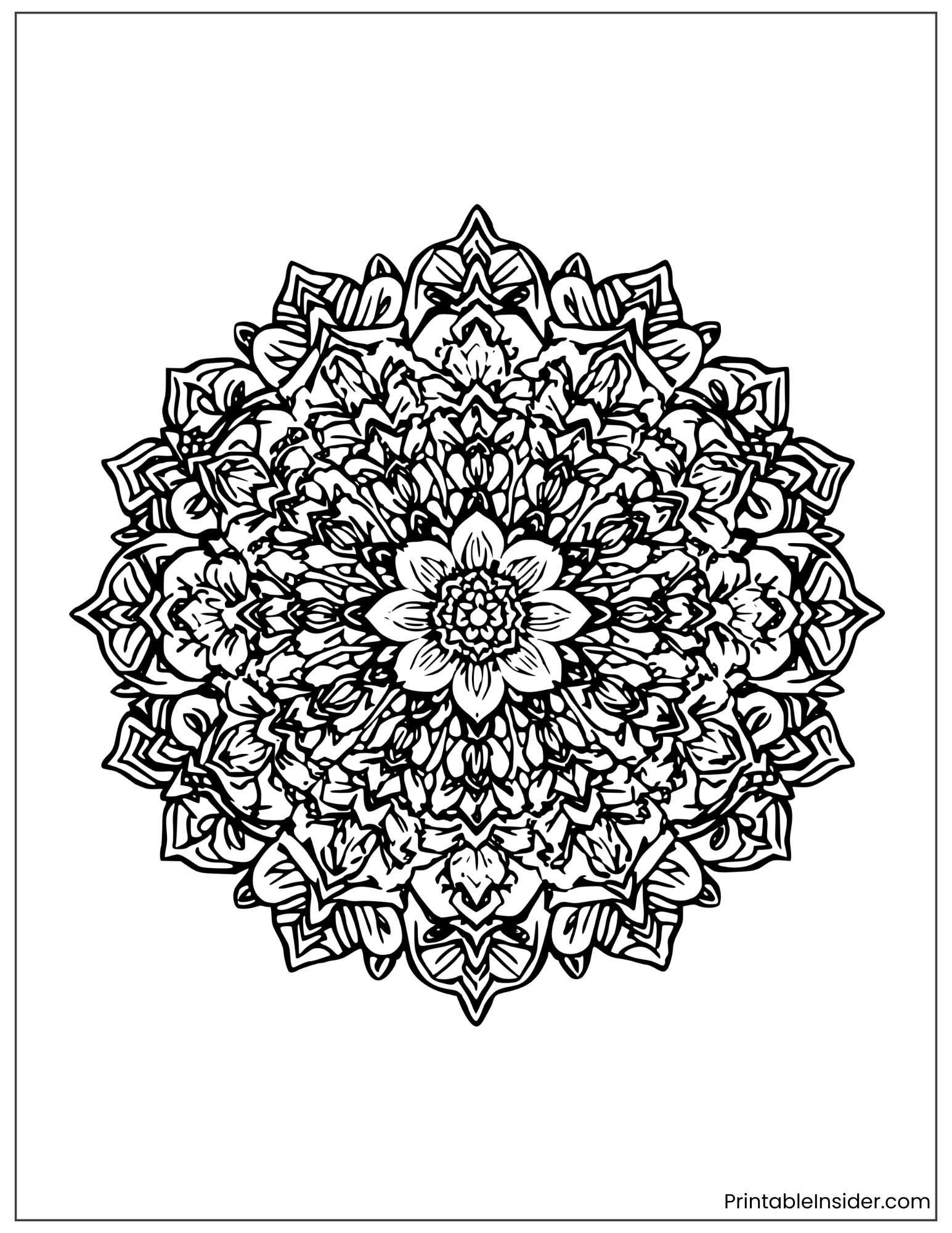 difficult rose mandala