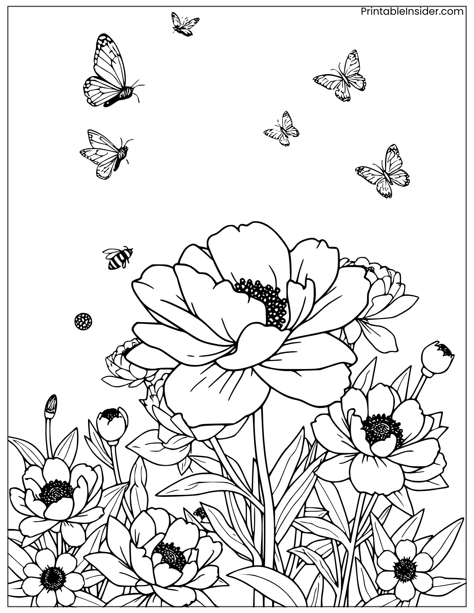 peony garden for kids