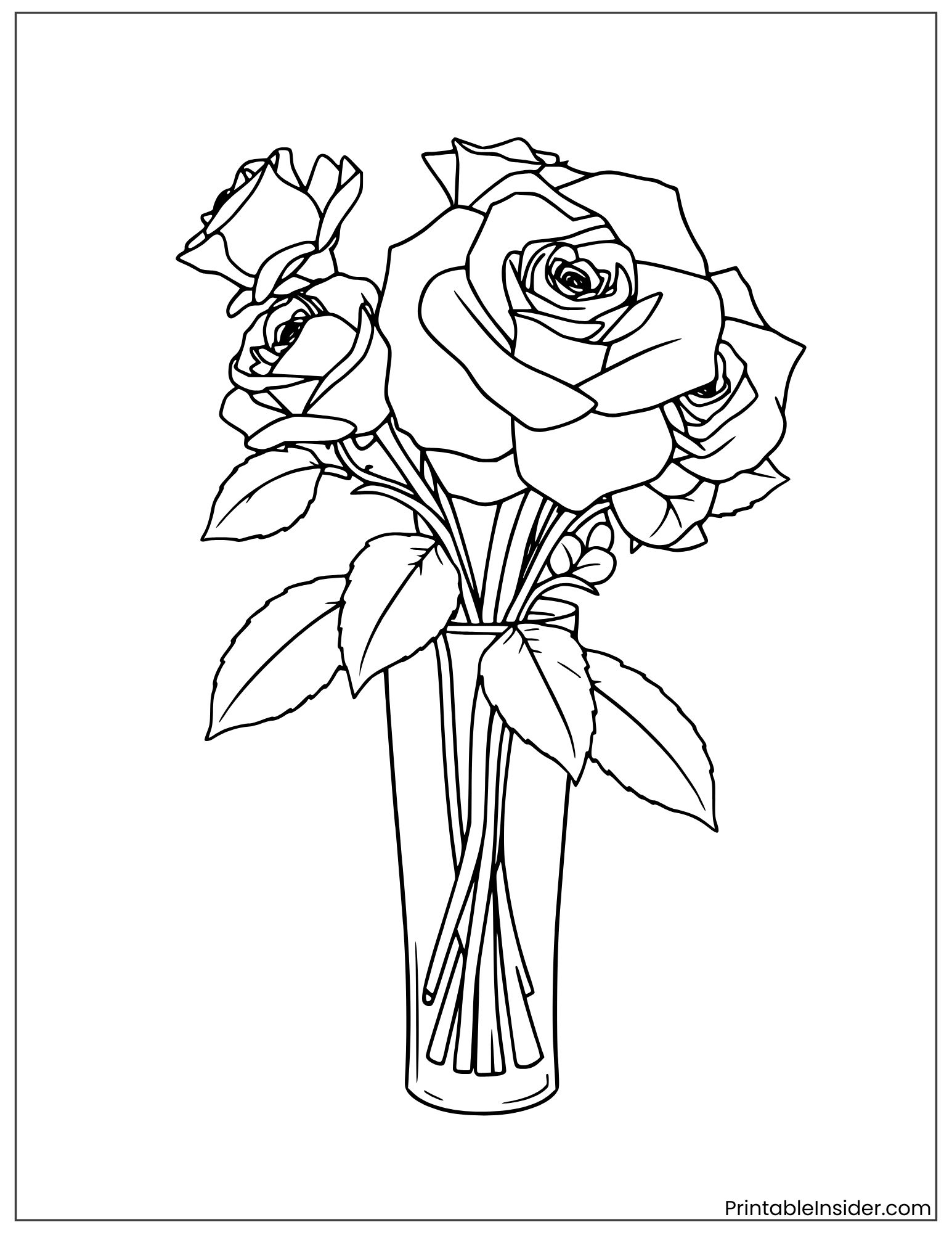 rose bouquet in a vase