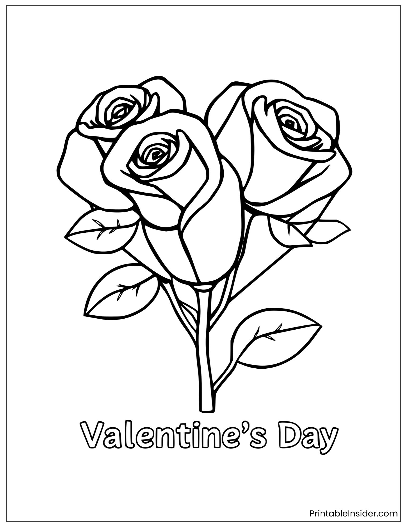 simple valentine’s day rose